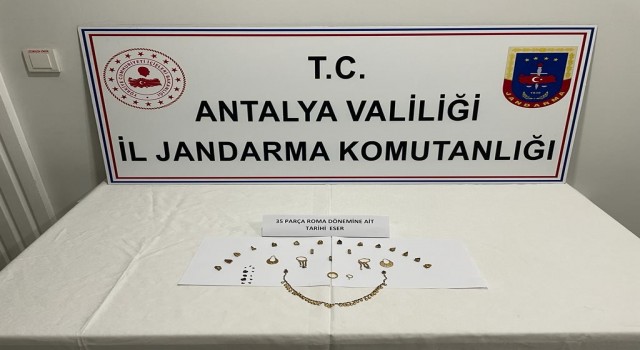 Manavgatta 10 milyon TL değerinde tarihi eser ele geçirildi
