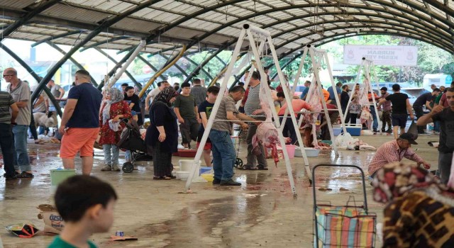 Manisada kurbanlıklar kesilmeye başlandı