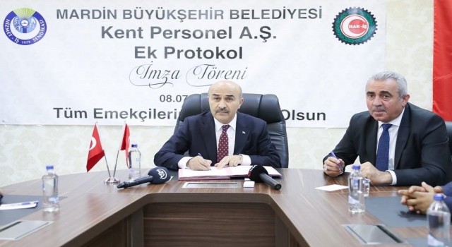 Mardin Büyükşehir Belediyesinden çalışanlara net 2 bin lira zam
