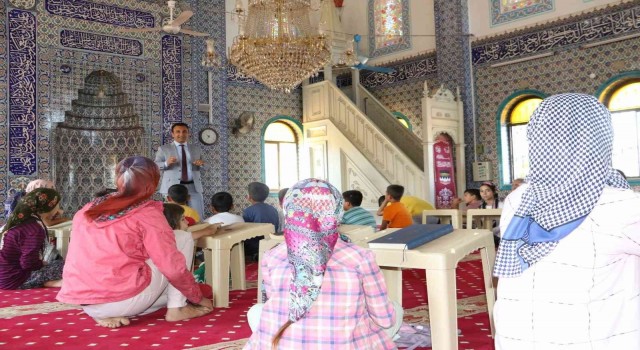 MASKİden Yaz Kuran Kursu öğrencilerine su tasarrufu eğitimi