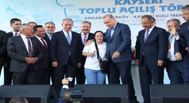 Melikgazideki birçok yatırımın açılışını Cumhurbaşkanı gerçekleştirdi