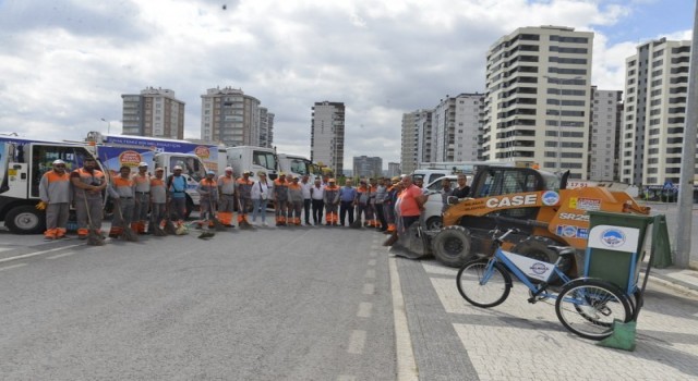 Melikgazinin temizlik seferberliği devam ediyor