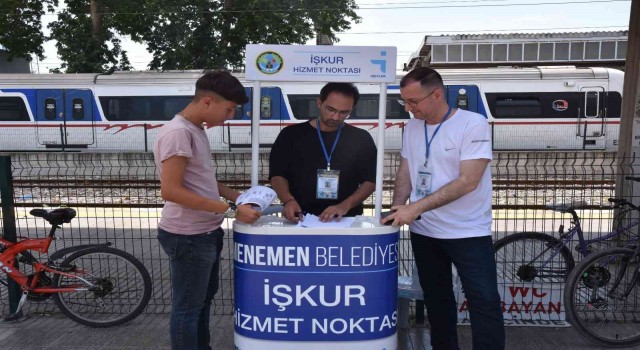 Menemen İŞ-KUR Hizmet Noktası vatandaşın ayağına gidiyor