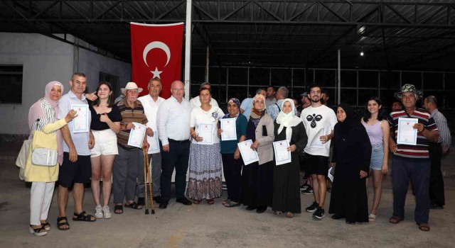 Menteşe Akçaovada 20 yıllık imar sorunu çözüldü
