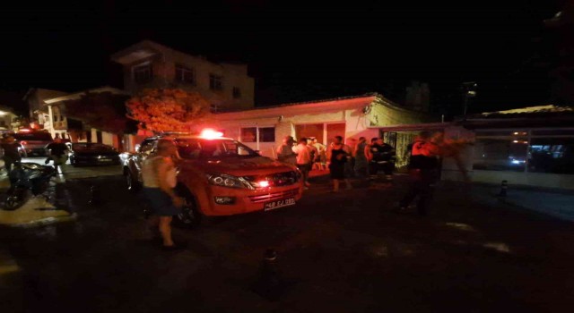 Menteşede çıkan yangın paniğe neden oldu