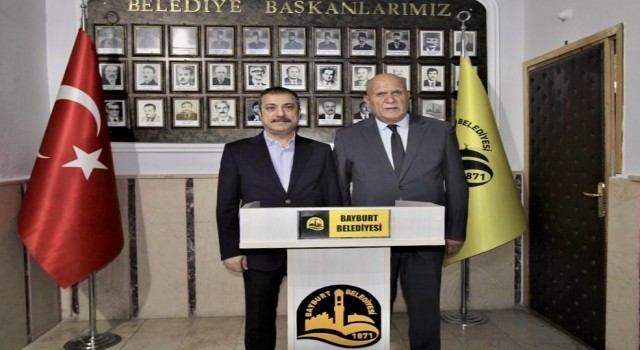 Merkez Bankası Başkanı Kavcıoğlundan Başkan Pekmezciye ziyaret