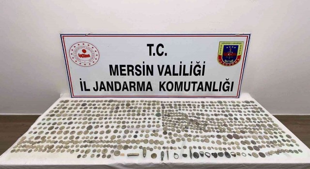 Mersinde tarihi eser operasyonu