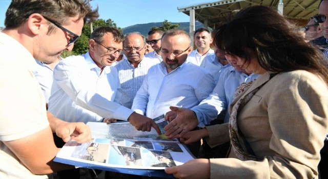 Milletvekili Turan, sanayi sitesi inşaatını inceledi