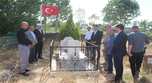 Muradiyede şehit mezarları ziyaret edildi