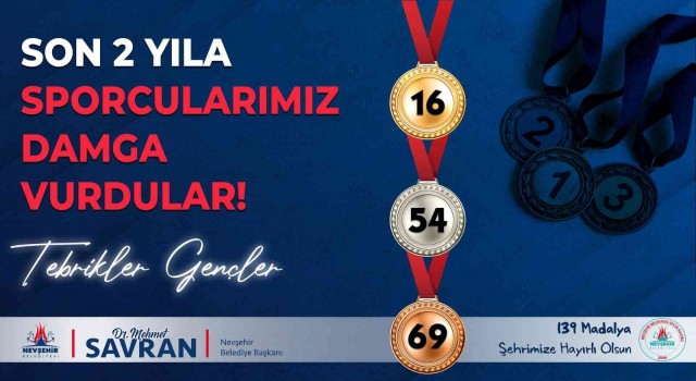 Nevşehirde genç sporcular başarılarıyla göz kamaştırıyor