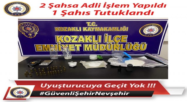 Nevşehirde uyuşturucudan 1 kişi tutuklandı