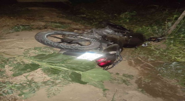 Ödemişteki kazada motosiklet sürücüsü yaşamını yitirdi