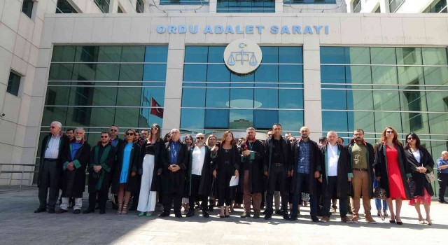 Orduda avukatlardan basın açıklaması
