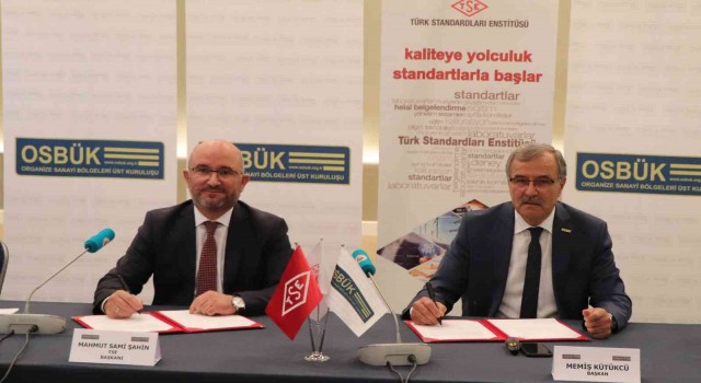 OSBÜK ile TSE arasında Yeşil Dönüşüm İş Birliği Protokolü imzalandı