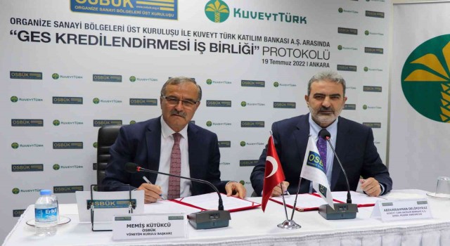 OSBÜK VE Kuveyt Türkten OSBlerde GES yatırımlarını destekleyecek protokol