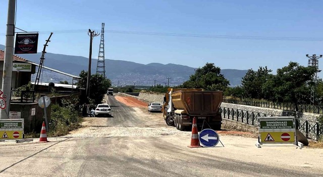 Osmangazide asfalt mesaisi hız kesmiyor