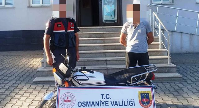 Osmaniye Organize Sanayi Bölgesi’nde çalınan motosikleti JASAT buldu