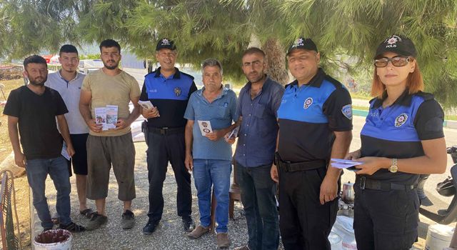 Osmaniye'de Kurbanlık pazarlarında Polis ekipleri uyarılarda bulundu