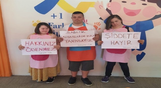 Özel sporculardan sağlık çalışanlarına destek