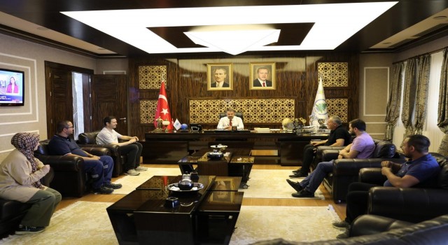Pursaklar Belediyesinde bayramlaşma merasimi