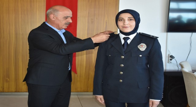 Rizede 19 emniyet mensubu terfi aldı