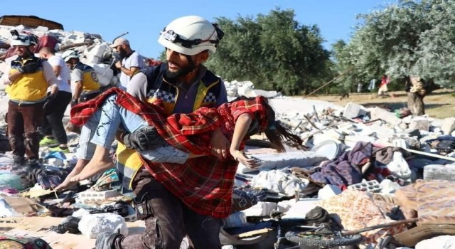 Rusyanın İdlibe saldırısında 7 sivil öldü