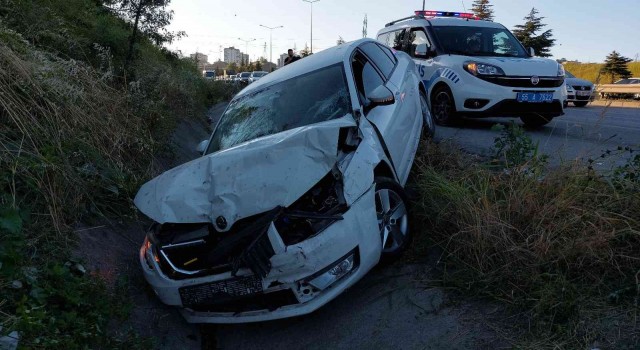 Samsunda zincirleme kaza: 2si polis 9 yaralı