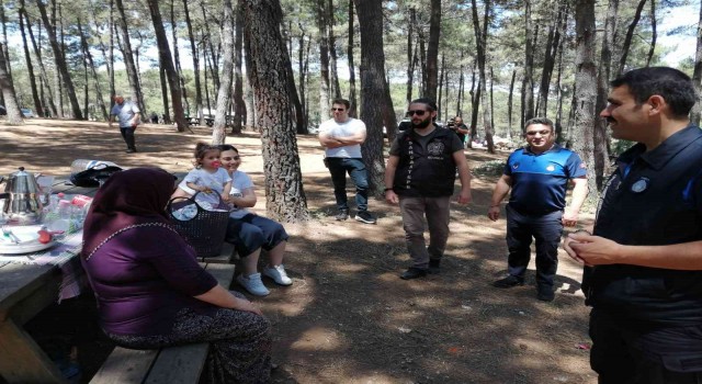 Sancaktepede Aydos Ormanında orman yangınlarına karşı denetim