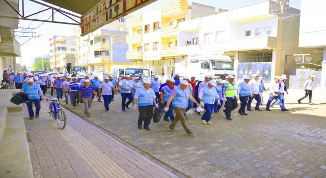 Şanlıurfada 300 personelle temizlik seferberliği