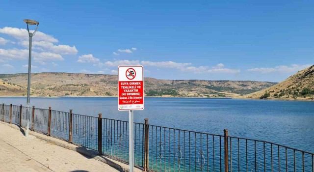 Şanlıurfada boğulma vakalarına karşı dört dilde uyarı levhası