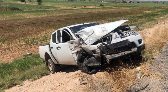Şanlıurfada trafik kazası: 2 yaralı