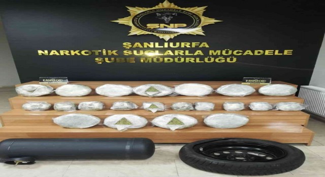 Şanlıurfada uyuşturucu operasyonu