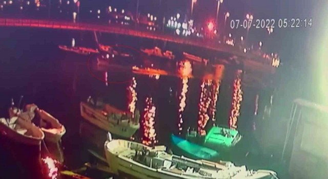 Sarıyerde sabaha karşı tekne çaldılar