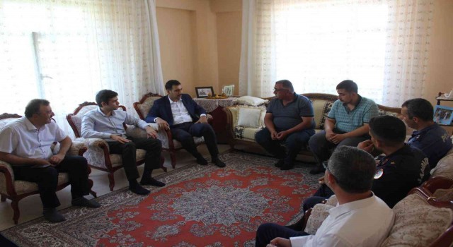 Şehit aileleri ve gaziler bayramda unutulmadı