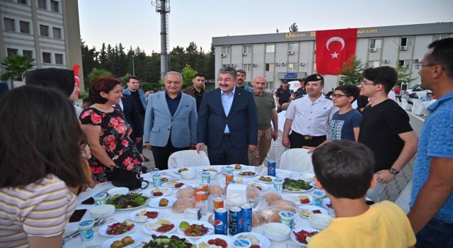 Şehit yakınları ve gazilerin adına onur yemeği düzenlendi