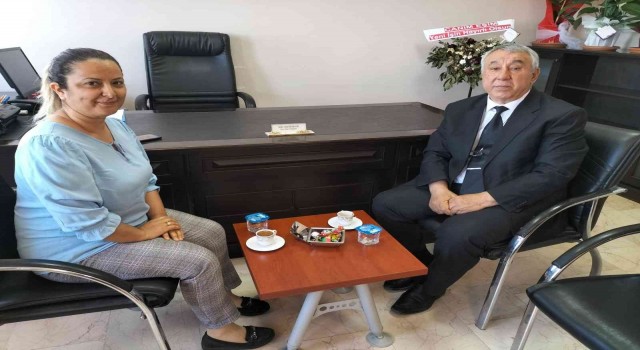 Serdar Ünsaldan Yeliz Arasa hayırlı olsun ziyareti
