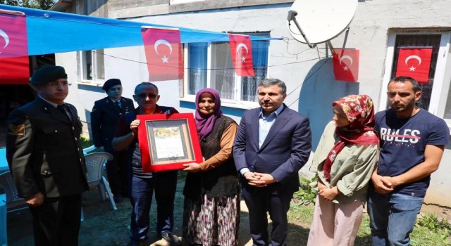 Serhat Balın şehadet belgesi ailesine teslim edildi