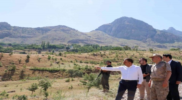 Siirt Valisi Hacıbektaşoğlu, Pervari-Doğan yolunda incelemelerde bulundu