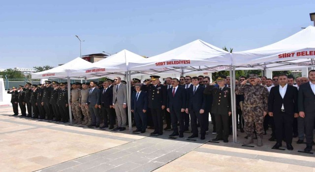 Siirtte ‘15 Temmuz Demokrasi ve Milli Birlik Günü şehitlik ziyareti ile başladı