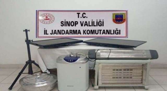 Sinopta evden elektronik eşya çalan şahıs yakalandı