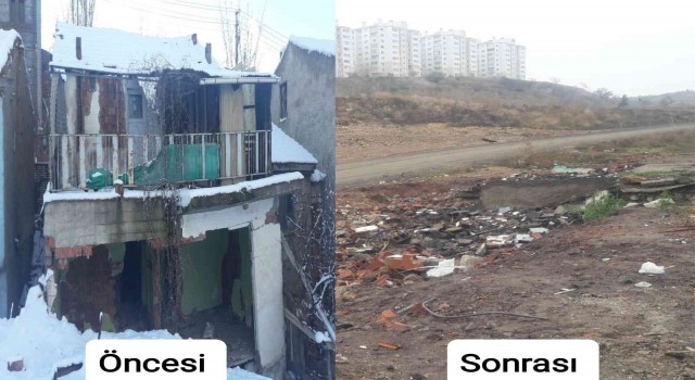Son 4 yılda bin 468 metruk bina temizlendi
