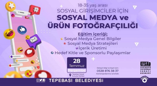 Sosyal girişimcilere özel Sosyal Medya ve Ürün Fotoğrafçılığı kursu başlıyor