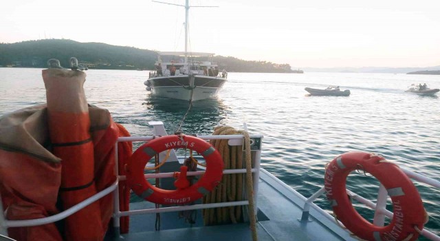 Su alan motor yatı KIYEM ekipleri kurtardı