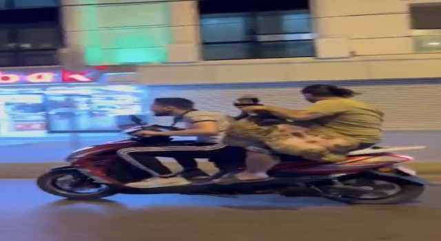Sultanbeylide şoke eden görüntü: Motosiklette koyun taşıdılar