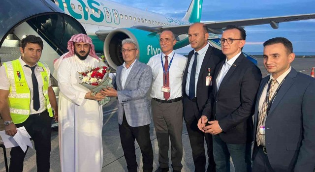 Suudi Arabistandan Trabzona bu yılın ilk charter uçuşu yapıldı