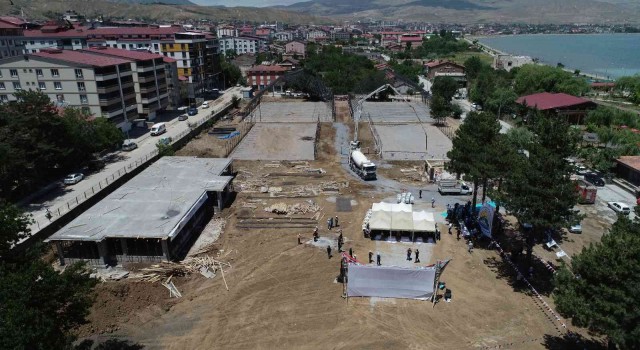 Tatvanda toplu temel atma töreni yapıldı