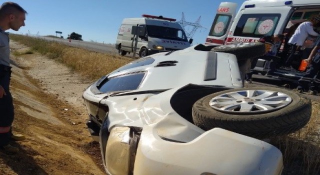 Tavşanlıda trafik kazası: 1 yaralı