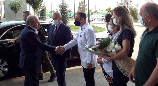 TBMM Başkanı Şentoptan Tekirdağda bayram ziyaretleri