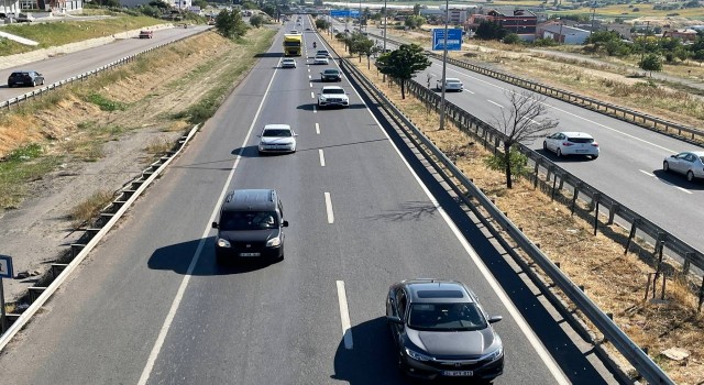 Tekirdağda bayram tatili sonrası dönüş yoğunluğu yaşanıyor