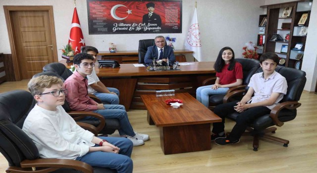 Teltik, LGS şampiyonlarını ağırladı
